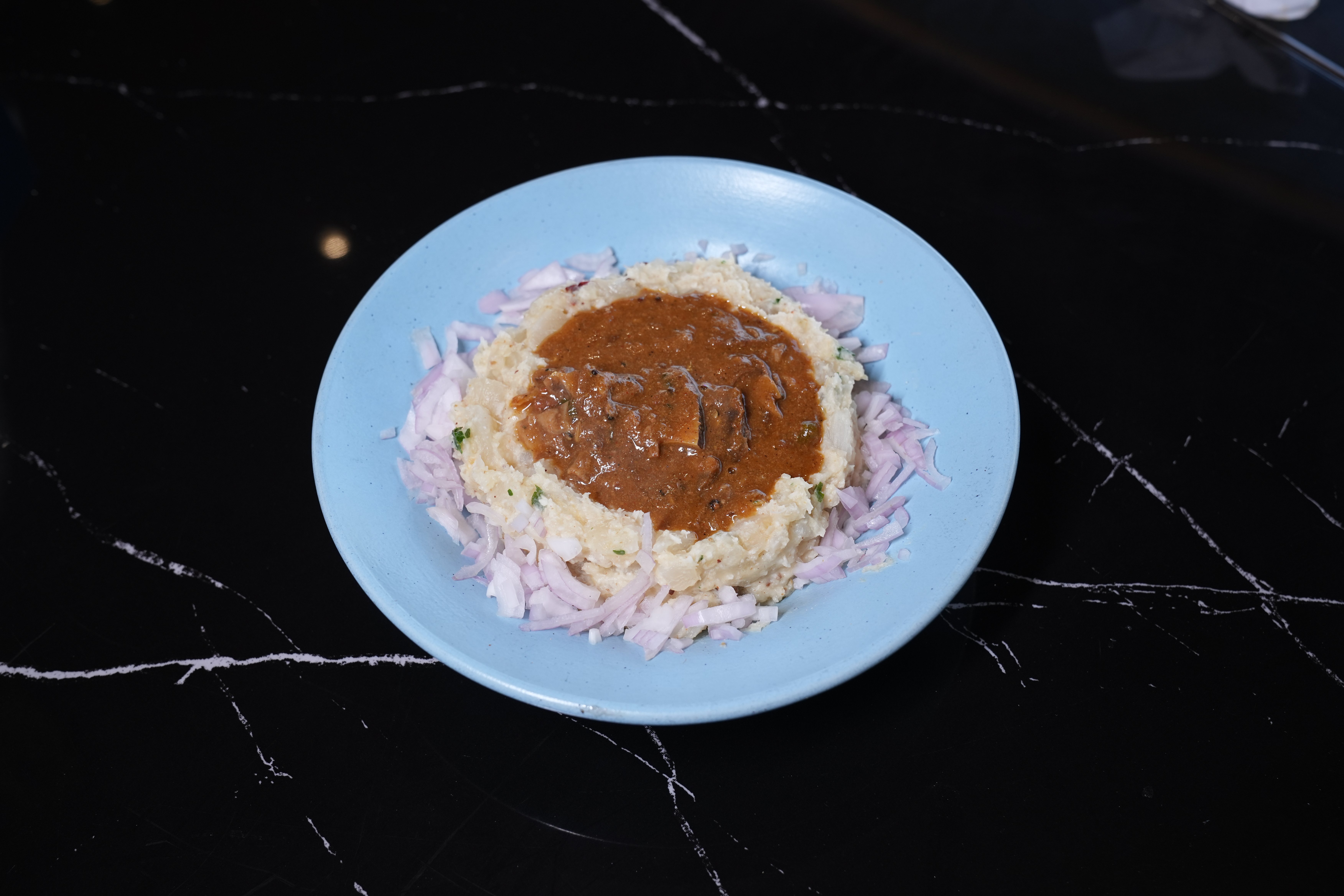Kappa Peera  with Pothirachi Curry